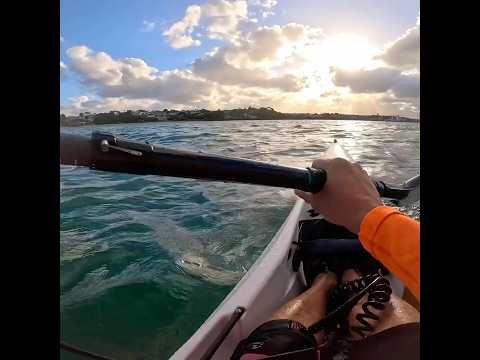 Nice sunset paddle - NK Breeze surfski #surfski #sunset #paddlers #newzealand
