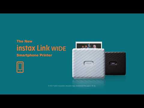 Fujifilm Spausdintuvas instax WIDE Link (ASH Baltas) video