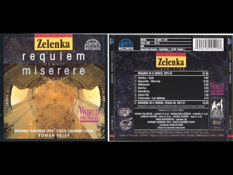 Jan Dismas Zelenka - Miserere in C Minor, ZWV 57. Perf: Czech Chamber Choir.