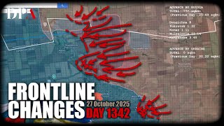 [ Ukraine Frontline Changes ] COLLAPSE CONTINUES AT KOMAR!!! Russian push north along river!