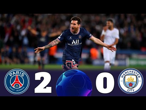 مباراة جنونية باريس سان جيرمان ومانشستر سيتي 2 0 دوري أبطال أوروبا 2022 وجنون حسن العيدروس 4k