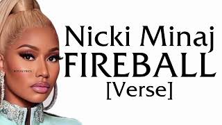 Nicki Minaj - FIREBALL [Verse - Lyrics]