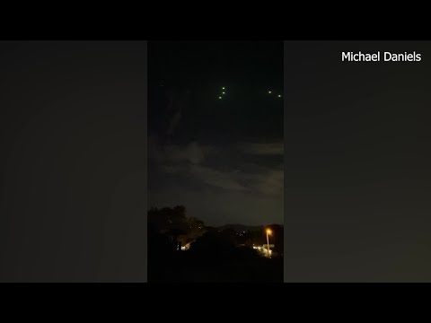 Green lights spotted in sky near Spicewood