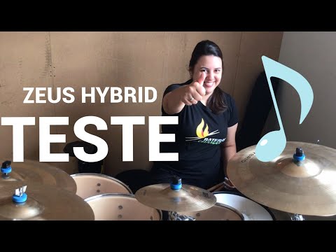 Pratos Zeus Série Hybrid após dois anos de uso - Bateria Pearl Vision Birch Ply Shell
