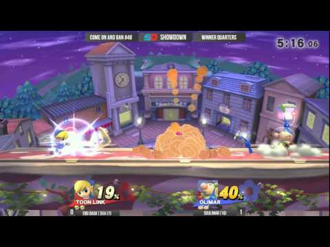 Come on and Ban #48 - Winner Quarters: EBG BaSK|3xA (Toon Link) vs Soulimar (Olimar)
