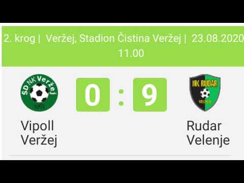 2. krog NZS U15 (VZHOD, letniki 2006), NK Vipoll Veržej - NK Rudar Velenje