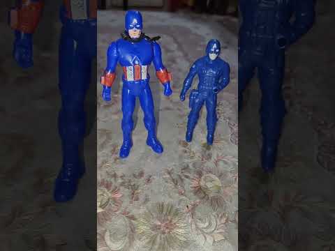small to big captain America #captainamerica #marvelhero