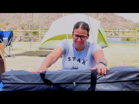 Coleman Pack-Away Cot Unboxing and Setup