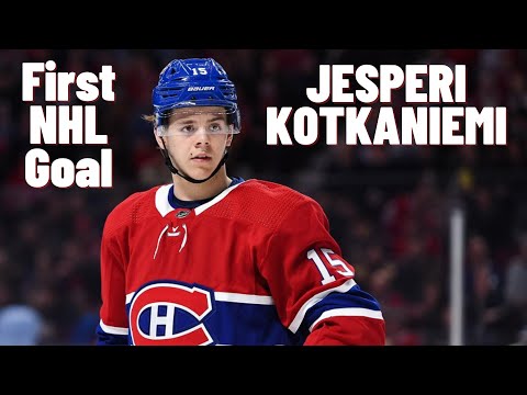 Jesperi Kotkaniemi #15 (Montréal Canadiens) first NHL goal Nov 1, 2018
