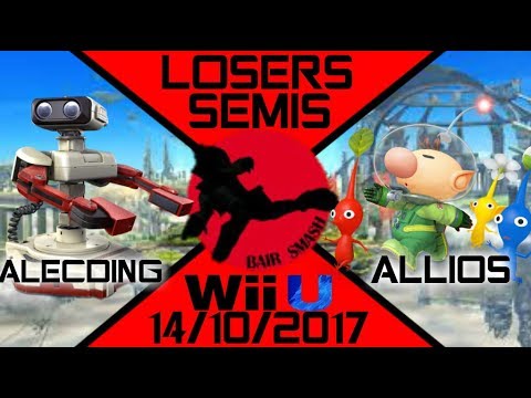 Bair Smash 17 Losers Semis - Alecding (R.O.B.) Vs. BS | Allios (Olimar) - Smash Wii U