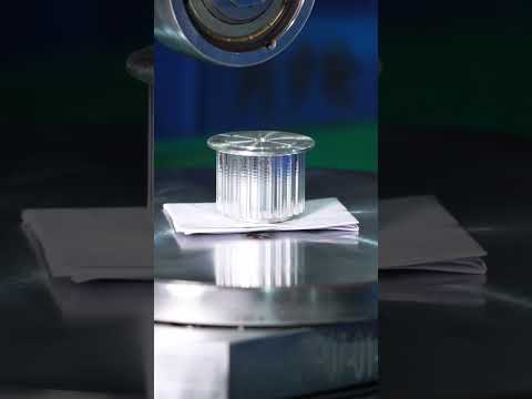 Timing pulleys Riveting process. #automation #shorts