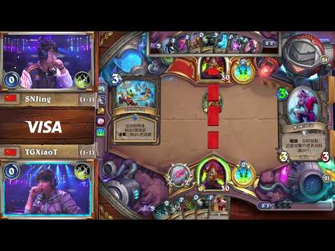 SNJing vs TGXiaoT《爐石戰記》HCT 世界總決賽 - Day 3