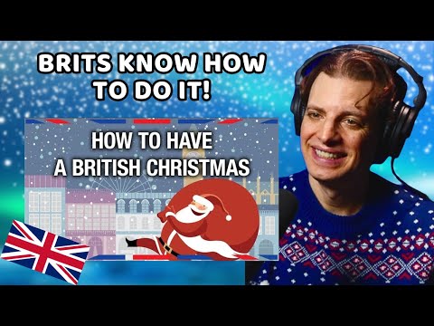American Reacts to How To Have A British Christmas!