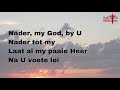 Nader My God By U Lyrics Video