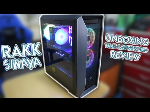 So Pogi! Rakk Sinaya Unboxing, Time-Lapse Build, Review + Fryst CPU Coolers!
