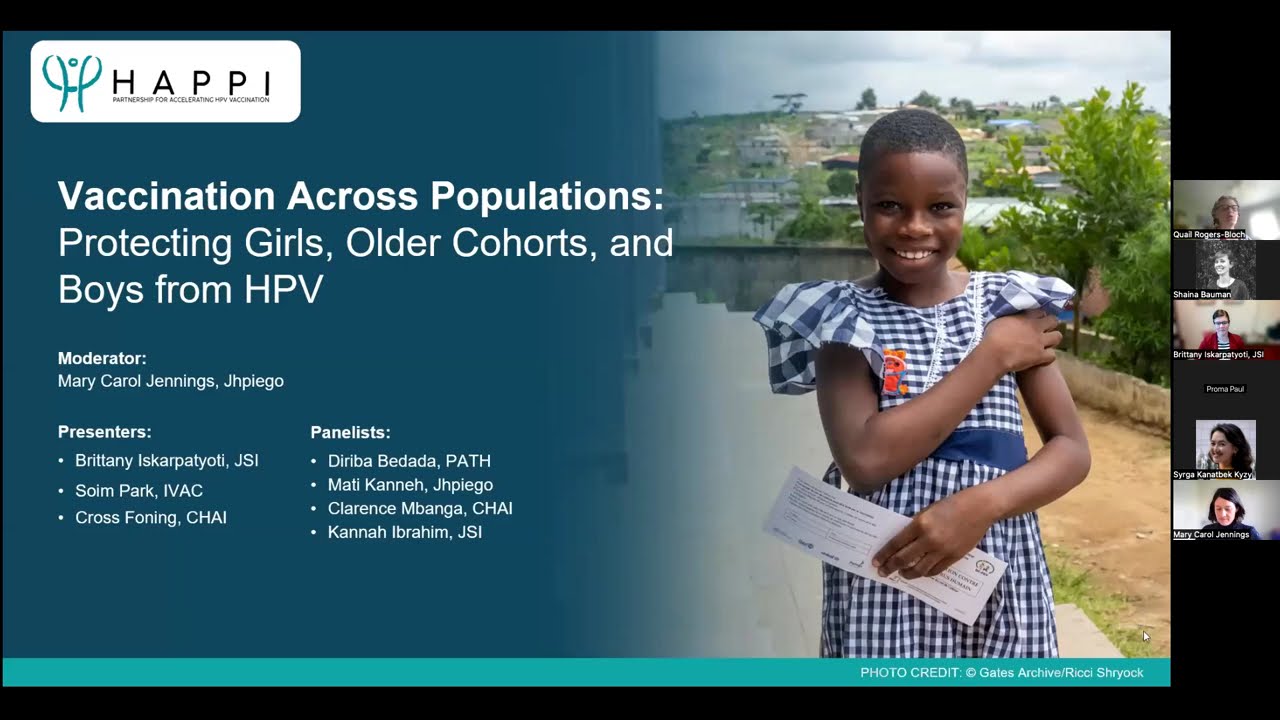 Vaccination Across Populations: Protecting Girls, Older Cohorts, and Boys from HPV (English)