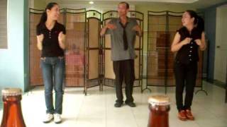 chicken dance econcept christmas party