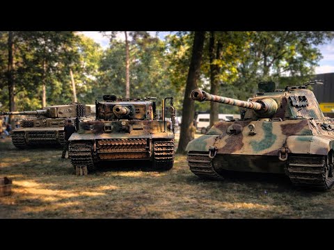 Tiger II and other rare vehicles in action | Militracks Overloon 2025