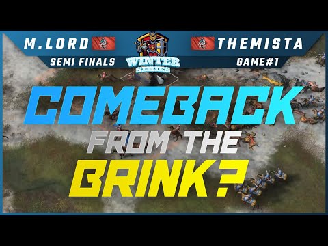 TheMista vs MarineLorD - $3,000 Winter Series - SEMI-FINAL (Game 1) - Age of Empires 4