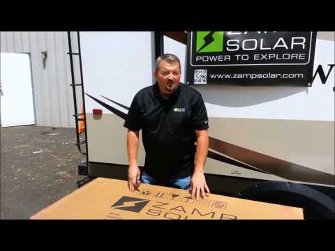 Zamp Solar's Deluxe Roof Top Solar Kit Install