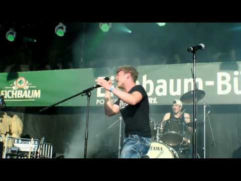 Tim Weller mit seiner Band live beim Mannheimer Stadtfest