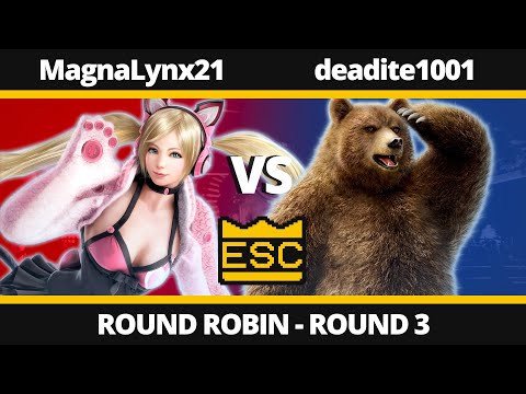 ESC 38 - Round 3 - MagnaLynx21 (Lucky Chloe) Vs. deadite1001 (Kuma) - Tekken 7 Local UK Tournament