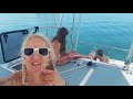 Episode 38 - She's Always Flipping Naked on the Boat! Skinny Dipping and Solar Panel Solutions!