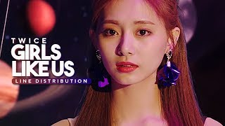 TWICE - Girls Like Us // Line Distribution