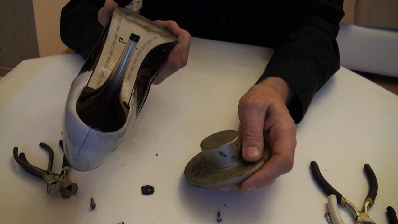 wymiana fleczków cz.2 -high heel shoes heels repair cz.2