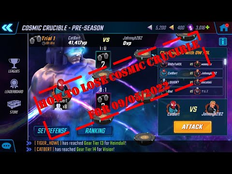 MSF - How to lose Cosmic Crucible for 09/05/22