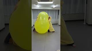 気象観測用巨大風船の弾力性を確かめる（２）Testing the elasticity of a weather observation balloon (Part 2)