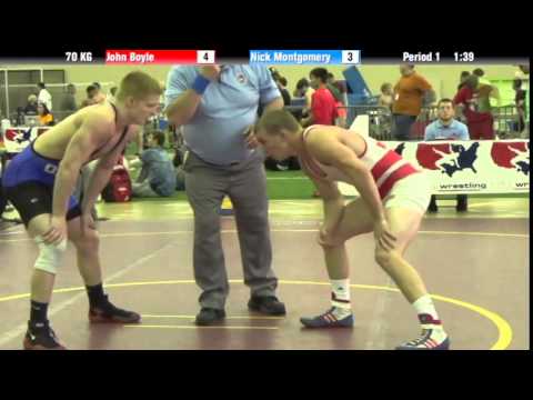 Men`s Freestyle 70 KG John Boyle vs. Nick Montgomery