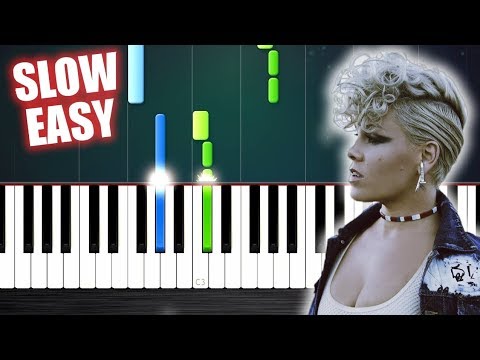 P!nk - What About Us - SLOW EASY Piano Tutorial by PlutaX P!nk - What About Us - SLOW EASY Piano Tutorial by PlutaX