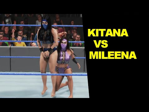 WWE 2K19 Kitana vs Mileena - Extreme Rules Knockout