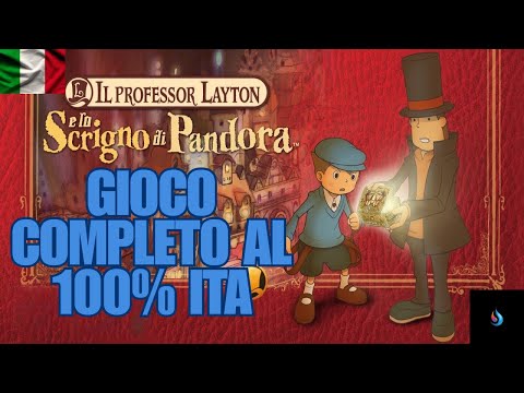 IL PROFESSOR LAYTON E LO SCRIGNO DI PANDORA (NINTENDO DS) - GIOCO COMPLETO (100%) GAMEPLAY ITA(2009)