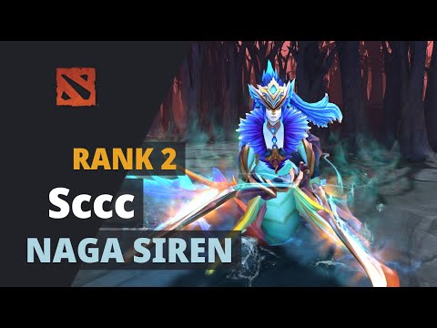Sccc (Rank 2) plays Naga Siren Dota 2 Full Game