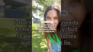 "Calories in &amp; calories out" is a big fat LIE! #shorts