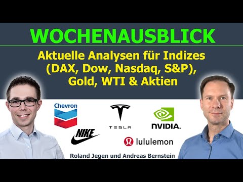 Wochenstart Chartanalyse 📈 DAX, Nasdaq, WTI, Gold 📉 Aktien: Tesla, NVIDIA, Micron, Lululemon, Nike