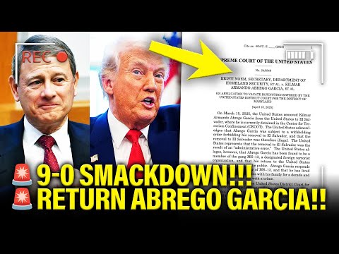 Supreme Court WHACKS Trump in UNANIMOUS RULING