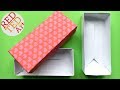 Easy Rectangular Origami Box Paper Crafts Crafts Basics
