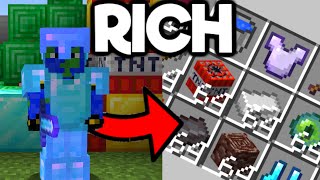 Becoming  RICH On This Minecraft SMP