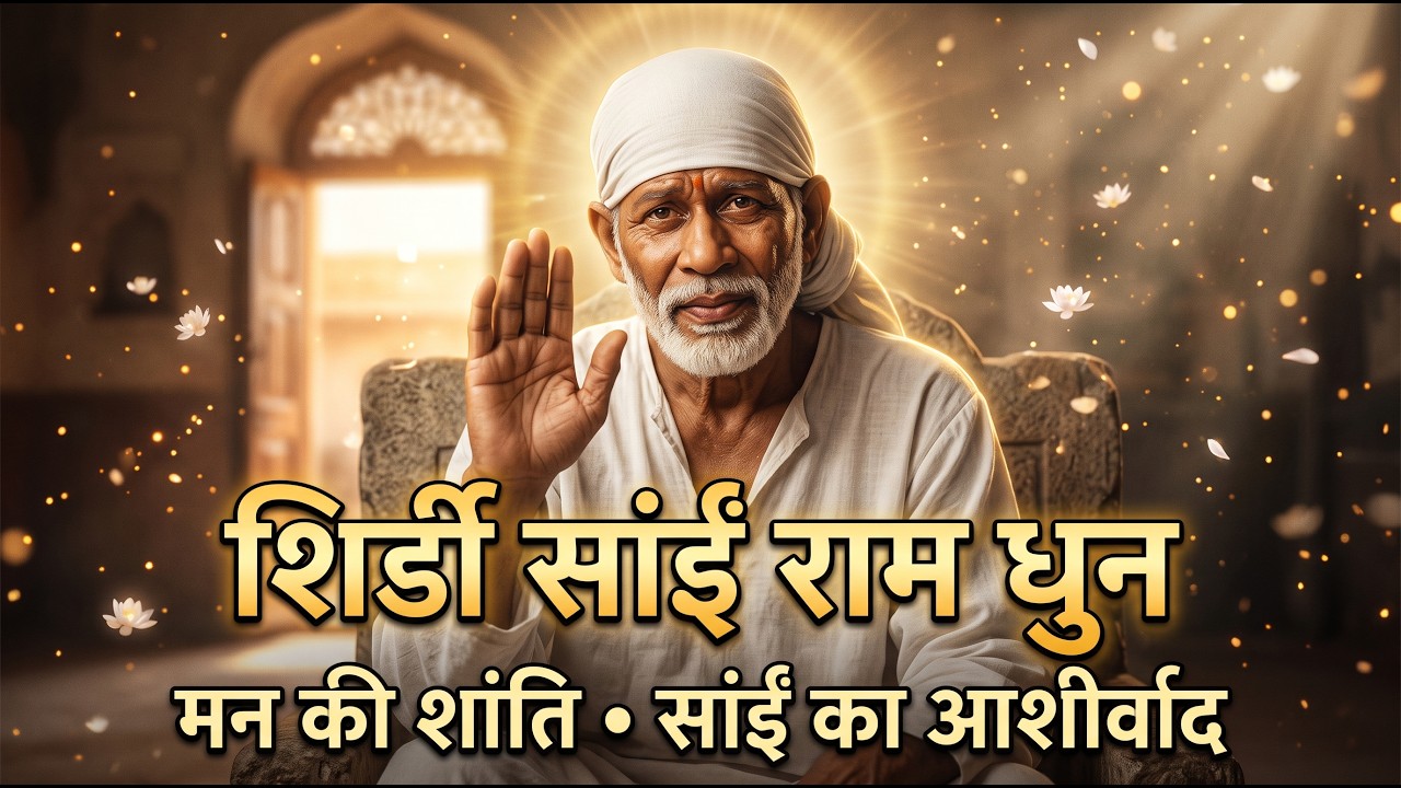 Sai Ram Dhun | ॐ साईं राम जप | Peaceful Sai Baba Chant | Meditation, & Positive Energy #saibaba