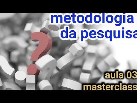 Como elaborar o problema de pesquisa? | Masterclass | Metodologia da pesquisa