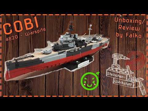 die Kriegstrotz legt bei uns an | Cobi | Warspite | Steinchen-Werkstatt