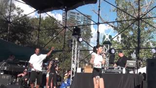 Kreayshawn - Left ey3 (live) - Fun Fun Fun Fest &#39;12