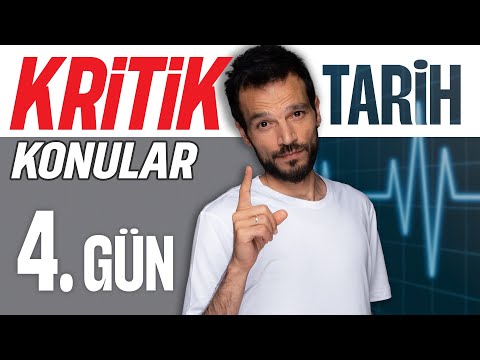 12 Günde TYT Tarih Kritik Konular / 4.Gün 2026-27 Tarih Konu anlatımı
