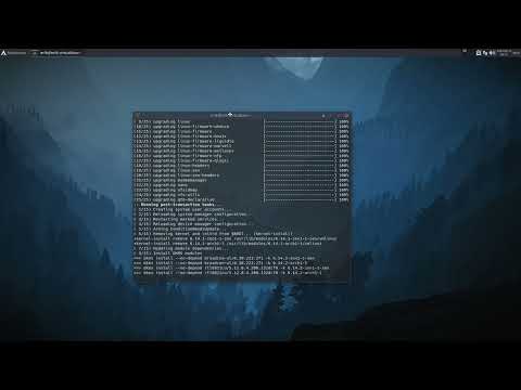 Arco Final : 4470 Lets change ArcoLinux into Arch Linux - just type update and analyze - Net - Xfce4