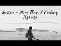 Boston More Than A Feeling Lyrics