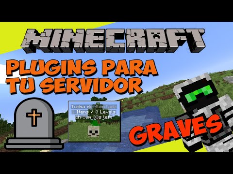 PLUGINS for your Minecraft SERVER - GRAVES (Tombs on Death!)