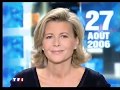 JT TF1 20h Du 27 Août 2006 Claire Chazal